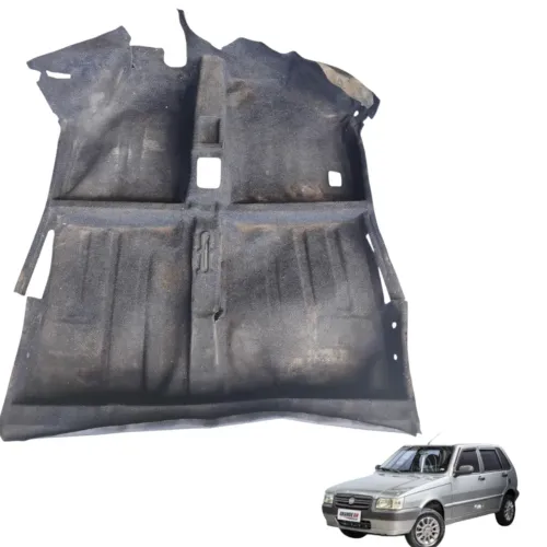Carpete Assoalho Fiat Uno Mille V19 Et5410 Preto