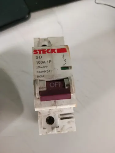 Disjuntor Steck 100A 1P