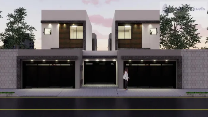 Casa para Venda em Sarzedo, Masterville, 2 dormitórios, 2 suítes, 3 banheiros, 2 vagas