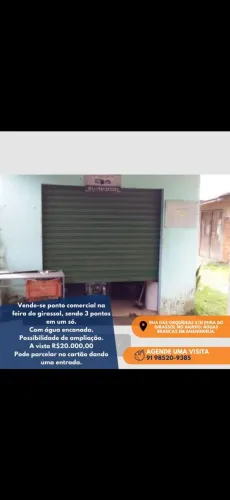 Vende-se Ponto Comercial na Feira do Girassol