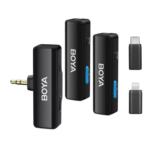 Microfone Lapela Boya Boyalink A2 Android/Ios 3.5mm Preto