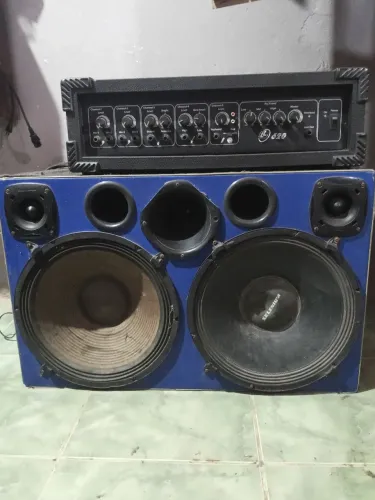 Amplificador LL 620 com caixa de som vendas apenas para Fortaleza