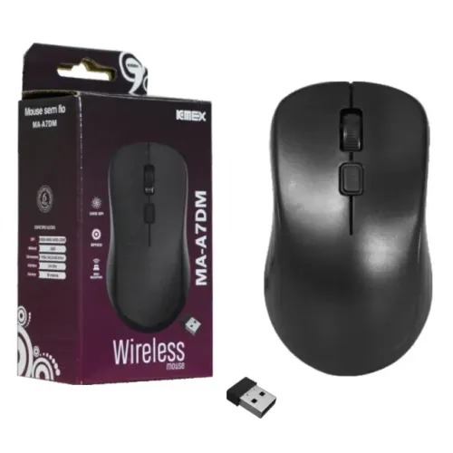Mouse Sem Fio Wireless 3200dpi Kmex - Ma-a7dm *ENTREGA GRÁTIS*