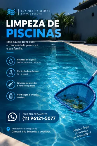Limpeza de piscina 
