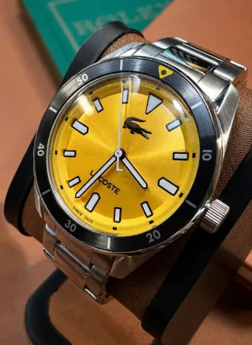 RELÓGIO LACOSTE BOSTON - 2011426 AMARELO