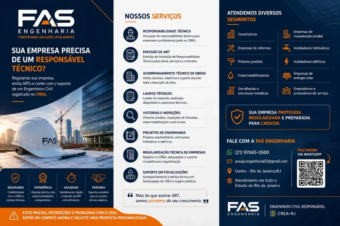 Está precisando de engenheiro civil?