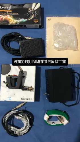 EQUIPAMENTO COMPLETO PRA TATTOO 