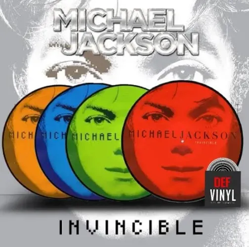 LP EXCLUSIVO E LIMITADO! MICHAEL JACKSON INVINCIBLE DUPLO PICTURE DISC! DUPLO! RARO!