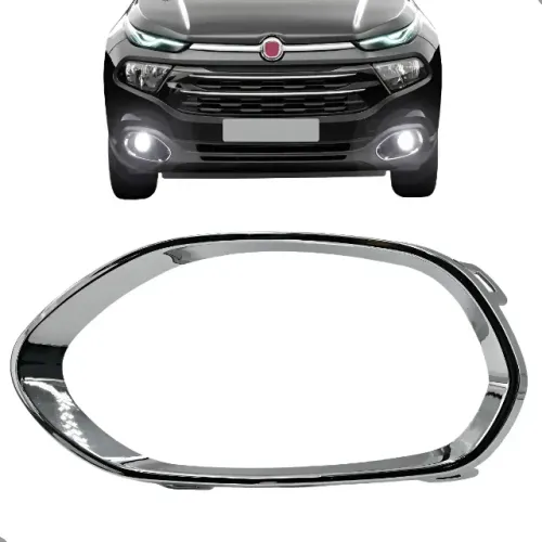 Grade Moldura Farol Milha 100240402 Fiat Toro 2017 2018 19 MOPAR