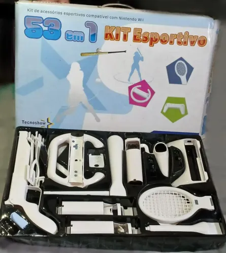 Kit Esportivo 53 em 1 Nintendo Wii