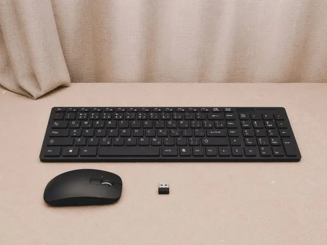 Kit Teclado e Mouse Sem Fio Bartolotti Slim 2.4GHz | Layout ABNT2