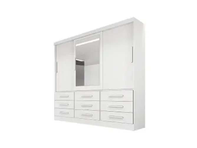 Guarda Roupa 1,80 x 2,07 com Espelho PROMOÇÃO PRONTA ENTREGA
