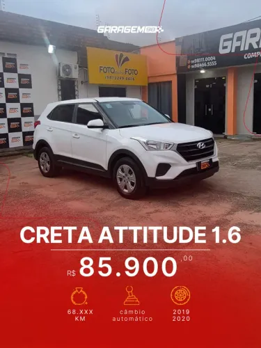 Hyundai Creta Attitude 1.6 16V Flex Aut. 2020
