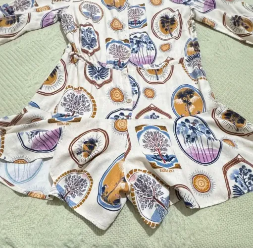 Macaquinho Farm Rio Original Estampado -