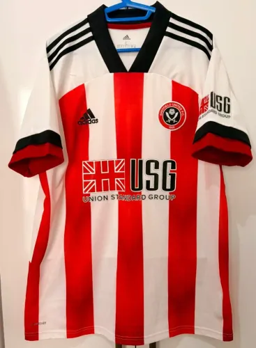 Camisa Do Sheffield United Da Inglaterra, Tamanho G