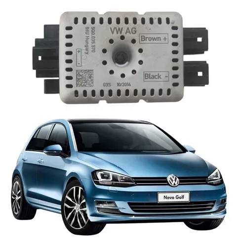 Módulo Amplificador Antena Volkswagen Golf 2014 A 2017 Preto