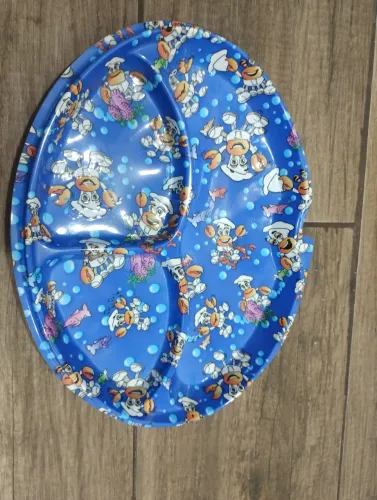 Kit 5 Pratos com divisórias para crianças