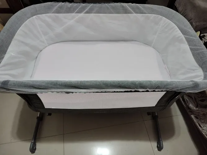 Co-bed berço acoplado Side by Side 1St cinza
