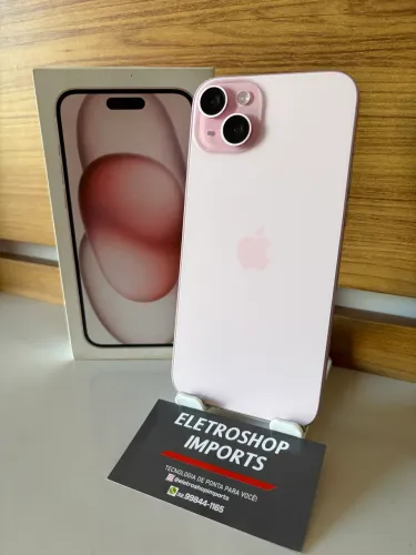 iPhone 15 Plus 128GB Rosa | 89% Bateria | Excelente Estado | Original