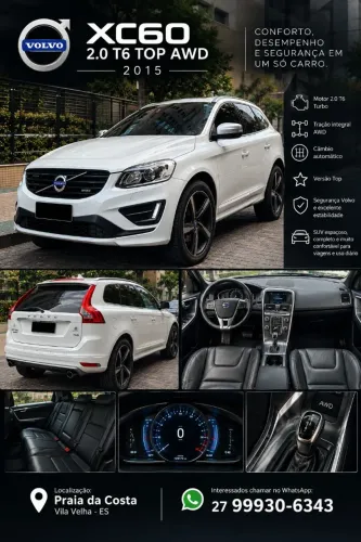 Volvo XC 60 T-6 R-design 2.0 306cv FWD 5P 2015