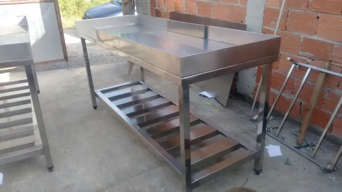 Bancada de inox