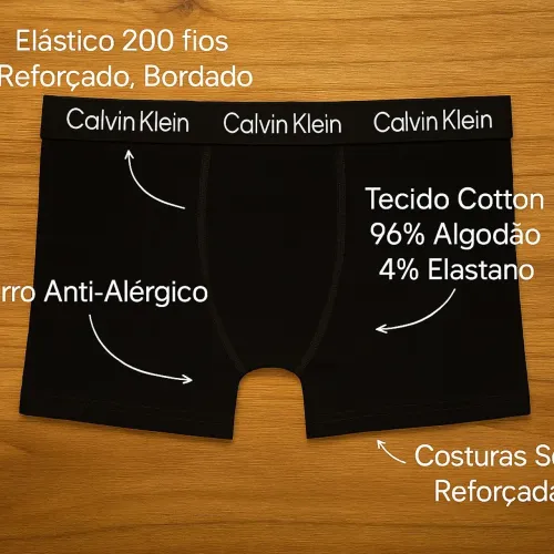Cuecas (Algodão + Elastanos)