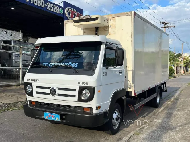 9-150 CAMINHÃO 3/4 9.150 9150 BAÚ REFRIGERADO FRIGORIFÍCO TÉRMICO  BRANCA 2011/2011