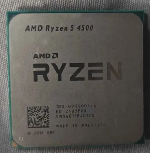 Processador AMD Ryzen 5 4500, 3.6GHz (4.1GHz Max Turbo) Cache 11MB, AM4