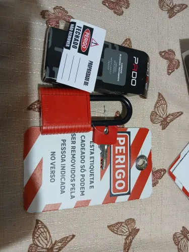 Kit de Bloqueio NR10 lockout Tagout 6 peças