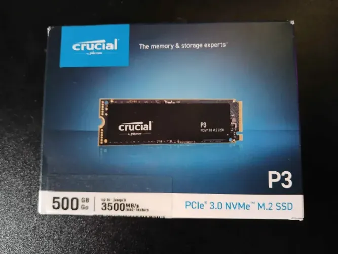 SSD Crucial 500GB-LACRADO