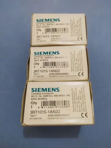 Contator Siemens 3RT1015-1AN22