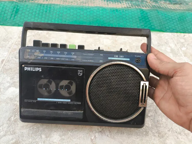 Rádio gravador Philips 