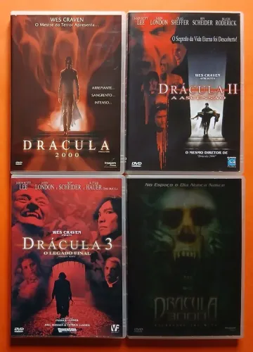 Dvd Trilogia Dracula - Wes Craven + Dracula 3000