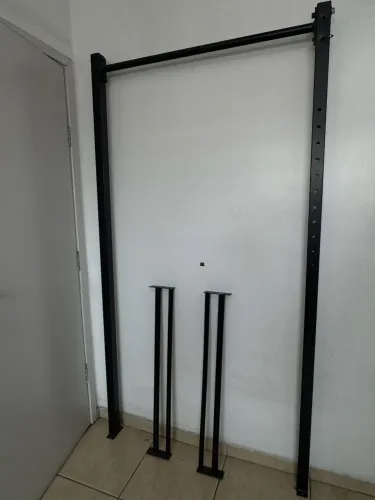 Rack Funcional Crossfit p/ Agachamento e Supino - Preto