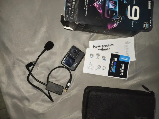 Gopro hero9 Black completa com acessórios pra MotoVlog