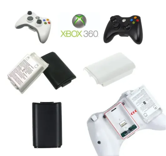 Suporte de Pilhas Tampa Bateria Controle Xbox 360
