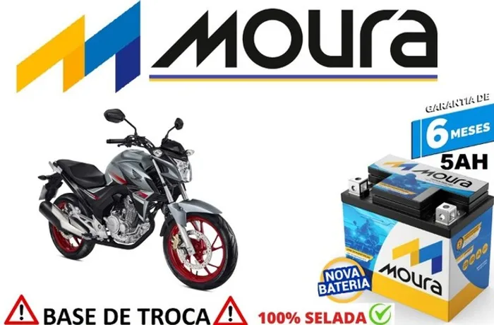 Bateria Automotiva Moura Twister 2016-2021 - 5Ah