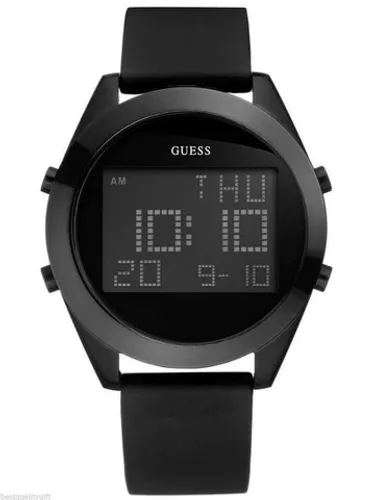 Relógio Guess Watch Black Rubber Bracellet Digital U10068G1 USA