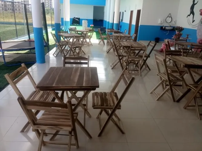 Jogos rústicos de madeira