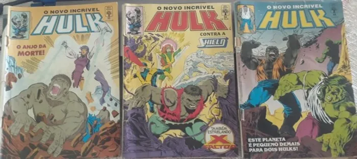 3 Gibis do incrível Hulk, antigos