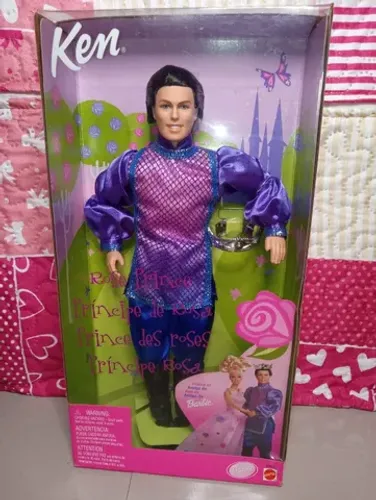 Barbie - Ken Príncipe Rosa Ano 2000 Super Lacrado na Caixa - Raridade