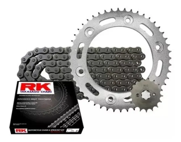 Kit Relação Transmissão C/Retentor Honda Bros 150 RK (Entrega Grátis)