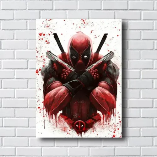 Quadro Decorativo Deadpool