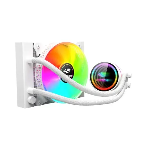 Water Cooler C3Tech White 120mm Led ARGB Intel/AMD LGA1700/2066/2011 | AM5 - WZetta