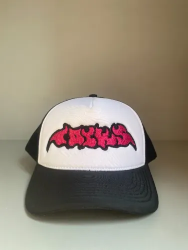 bone cocks trucker logo tribal