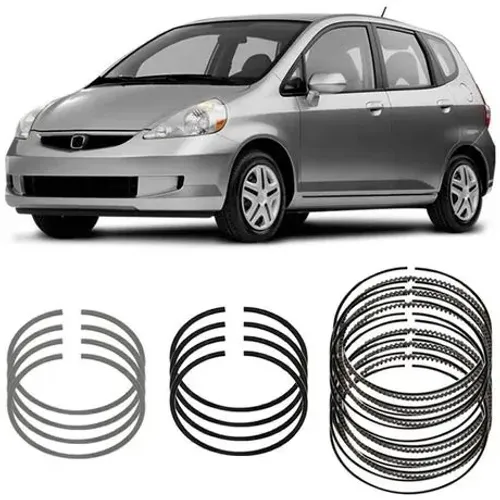 Anel Segmento STD / 0,50 Honda Fit 1.4 8V Gas/ Flex 03/08 Fit 1.5 16V Gas/ Flex 05/18