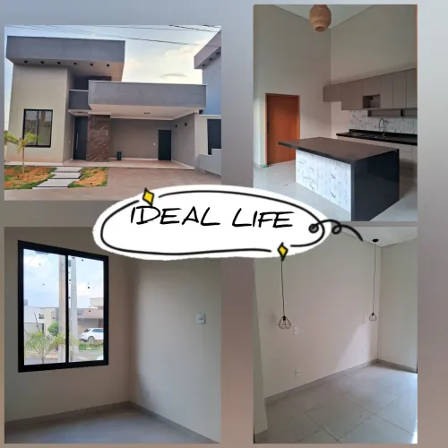 $ 789mil - Casa Nova a venda Condomínio Ideal Life de 3 quartos, suíte 