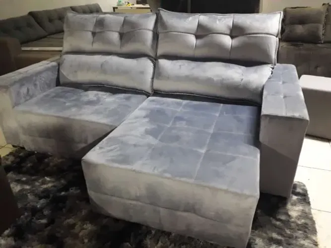 Sofa Retratil e Reclinavel Reforma e Novo