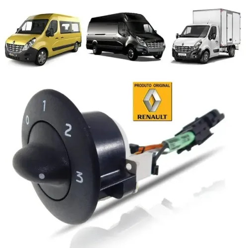 Interruptor do Ar Condicionado Original Renault Master 2014 2015 2016 2017 2018 2019