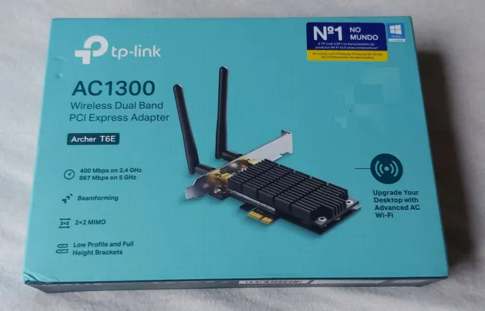 Placa de Rede Wireless TP Link Archer T6E PCI Express Dual Band 